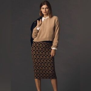 ANTHRO Maeve Knit Pencil Skirt